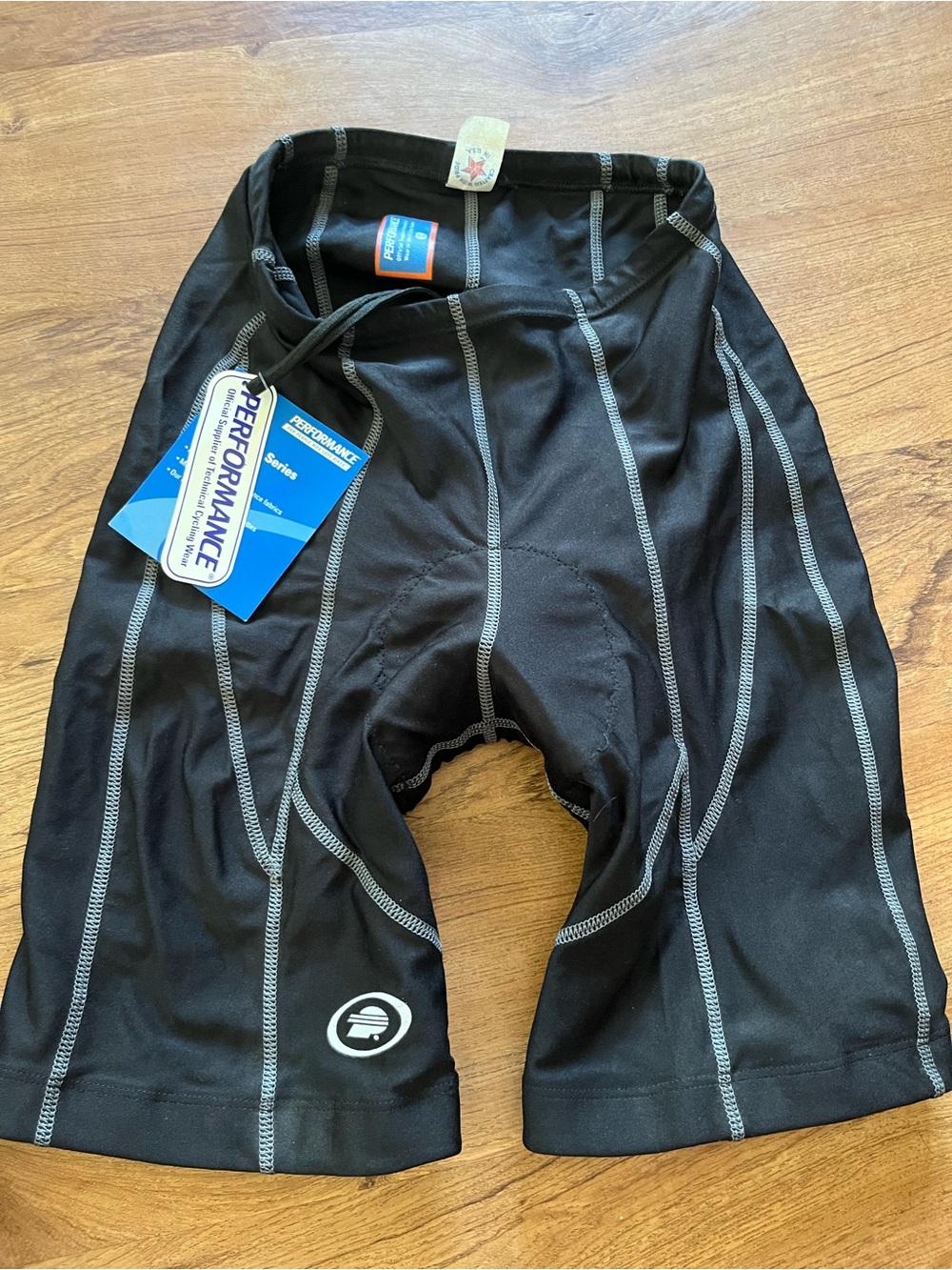 NWT Performance Padded Cycling Shorts Black Mens XL